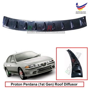 Proton Perdana (1st Gen) 1995-2010 Vortex Generator Shark Fin Aerodynamic Rear Top Roof Diffuser Diffusor